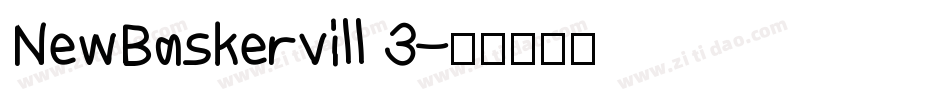NewBaskervill 3字体转换